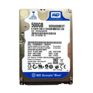 Hard 2.5" 500GB HDD
